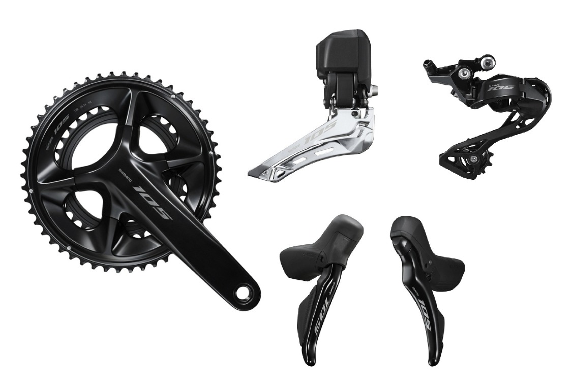 【店頭在庫あり】Shimano 105 機械式 5点セット(機械式&油圧ブレーキ)