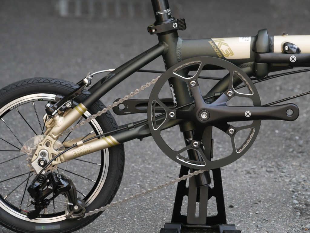 ■極美品✦値引き不可■ダホンK3 DAHON 限定カラー ダホン K3 送料無料 2024年 ミニベロ 14インチ